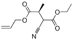 Butanedioic acid, 2-cyano-3-methyl-, 1-ethyl 4-(2-propenyl) ester, (3S)- (9CI) CAS#: 454685-95-1