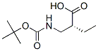 Butanoic acid, 2-[[[(1,1-dimethylethoxy)carbonyl]amino]methyl]-, (2R)- (9CI) CAS#: 494797-11-4