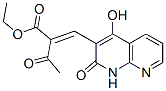 Butanoic acid, 2-[(1,2-dihydro-4-hydroxy-2-oxo-1,8-naphthyridin-3-yl)methylene]-3-oxo-, ethyl ester (9CI) CAS#: 401938-64-5