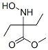 Butanoic acid, 2-ethyl-2-(hydroxyamino)-, methyl ester (9CI) CAS#: 596806-73-4