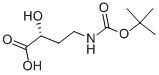 Butanoic acid, 4-[[(1,1-dimethylethoxy)carbonyl]amino]-2-hydroxy-, (2R)- (9CI) CAS#: 496918-28-6