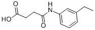 Butanoic acid, 4-[(3-ethylphenyl)amino]-4-oxo- (9CI) CAS#: 550312-50-0