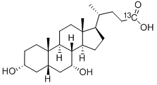 CHENODEOXYCHOLIC ACID-24-13C CAS#: 52918-92-0