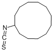 CYCLODODECYL ISOTHIOCYANATE CAS#: 59037-64-8