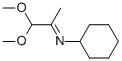 CYCLOHEXYL-[2,2-DIMETHOXY-1-METHYL-ETH-(E)-YLIDENE]-AMINE CAS#: 53250-16-1