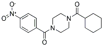 CYCLOHEXYL[4-(4-NITROBENZOYL)PIPERAZINO]METHANONE CAS#: 477858-86-9