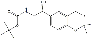 CarbaMic acid, [(2R)-2-(2,2-diMethyl-4H-1,3-benzodioxin-6-yl)-2-hydroxyethyl]-, 1,1-diMethylethyl ester CAS#: 452339-72-9