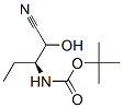 Carbamic acid, [(1S)-1-(cyanohydroxymethyl)propyl]-, 1,1-dimethylethyl ester CAS#: 440125-16-6