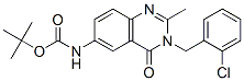 Carbamic acid, [3-[(2-chlorophenyl)methyl]-3,4-dihydro-2-methyl-4-oxo-6-quinazolinyl]-, 1,1-dimethylethyl ester (9CI) CAS#: 579523-40-3
