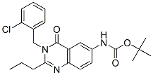 Carbamic acid, [3-[(2-chlorophenyl)methyl]-3,4-dihydro-4-oxo-2-propyl-6-quinazolinyl]-, 1,1-dimethylethyl ester (9CI) CAS#: 579523-64-1