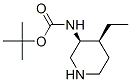 Carbamic acid, [(3S,4S)-4-ethyl-3-piperidinyl]-, 1,1-dimethylethyl ester (9CI) CAS#: 488728-06-9