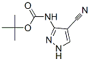 Carbamic acid, (4-cyano-1H-pyrazol-3-yl)-, 1,1-dimethylethyl ester (9CI) CAS#: 500024-60-2