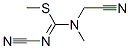 Carbamimidothioic acid, N-cyano-N-(cyanomethyl)-N-methyl-, methyl ester CAS#: 586965-23-3