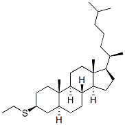 Cholestane, 3-(ethylthio)-, (3beta,5alpha)- CAS#: 54498-89-4