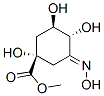 Cyclohexanecarboxylic acid, 1,3,4-trihydroxy-5-(hydroxyimino)-, methyl ester, (1S,3R,4R,5E)- (9CI) CAS#: 494211-81-3