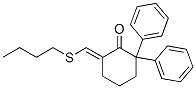 Cyclohexanone, 6-[(butylthio)methylene]-2,2-diphenyl- CAS#: 50592-51-3