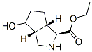 Cyclopenta[c]pyrrole-1-carboxylic acid, octahydro-4-hydroxy-, ethyl ester, (1S,3aR,6aS)- (9CI) CAS#: 402958-79-6