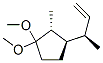 Cyclopentane, 1,1-dimethoxy-2-methyl-3-[(1R)-1-methyl-2-propenyl]-, (2R,3R)- (9CI) CAS#: 536737-46-9