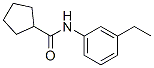 Cyclopentanecarboxamide, N-(3-ethylphenyl)- (9CI) CAS#: 543722-82-3