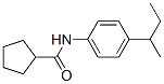 Cyclopentanecarboxamide, N-[4-(1-methylpropyl)phenyl]- (9CI) CAS#: 544463-05-0
