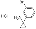 Cyclopropanamine, 1-(3-bromophenyl)-, hydrochloride (1:1) CAS#: 597563-15-0