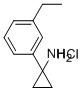 Cyclopropanamine, 1-(3-ethylphenyl)-, hydrochloride (1:1) CAS#: 477956-26-6