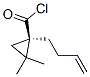 Cyclopropanecarbonyl chloride, 3-(1Z)-1-butenyl-2,2-dimethyl-, (1R,3R)- (9CI) CAS#: 496881-95-9