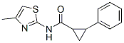 Cyclopropanecarboxamide, N-(4-methyl-2-thiazolyl)-2-phenyl- (9CI) CAS#: 544426-84-8