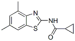 Cyclopropanecarboxamide, N-(4,6-dimethyl-2-benzothiazolyl)- (9CI) CAS#: 476278-59-8