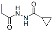 Cyclopropanecarboxylic acid, 2-(1-oxopropyl)hydrazide (9CI) CAS#: 518995-78-3