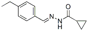 Cyclopropanecarboxylic acid, [(4-ethylphenyl)methylene]hydrazide (9CI) CAS#: 475139-74-3