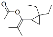 Cyclopropanemethanol, 2,2-diethyl-alpha-(1-methylethylidene)-, acetate (9CI) CAS#: 539828-19-8