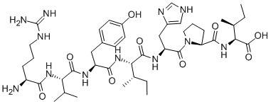 (DES-ASP1,ILE8)-ANGIOTENSIN II CAS#: 52498-25-6