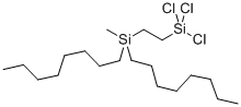 (DI-N-OCTYLMETHYLSILYL)ETHYLTRICHLOROSILANE CAS#: 475213-02-6