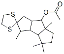 Decahydro-3,4,4,6a-tetramethylspiro[2H-cyclopenta[a]pentalene-2,2'-[1,3]dithiolan]-7-ol acetate CAS#: 57984-02-8