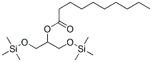 Decanoic acid 2-[(trimethylsilyl)oxy]-1-[[(trimethylsilyl)oxy]methyl]ethyl ester CAS#: 55268-48-9
