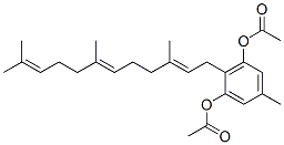 Diacetic acid 5-methyl-2-[(2E,6E)-3,7,11-trimethyl-2,6,10-dodecatrienyl]-m-phenylene ester CAS#: 52104-23-1