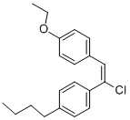 (E)-1-butyl-4-[1-chloro-2-(4-ethoxyphenyl)vinyl]benzene CAS#: 54513-47-2