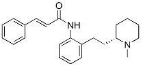 (E)-N-[2-[2-[(2S)-1-methyl-2-piperidyl]ethyl]phenyl]-3-phenyl-prop-2-e namide CAS#: 58754-46-4