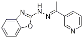 E-N-benzoxazol-2-yl-N'-[1-pyridin-3-yl-ethylidene]hydrazine CAS#: 454668-45-2