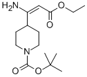 (E)-tert-butyl 4-(1-amino-3-ethoxy-3-oxoprop-1-enyl)piperidine-1-carboxylate CAS#: 521302-69-2