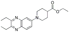 ETHYL 1-(2,3-DIETHYL-6-QUINOXALINYL)-4-PIPERIDINECARBOXYLATE CAS#: 439095-56-4