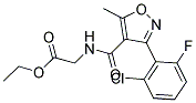 ETHYL 2-(([3-(2-CHLORO-6-FLUOROPHENYL)-5-METHYL-4-ISOXAZOLYL]CARBONYL)AMINO)ACETATE CAS#: 400823-29-2