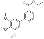 ETHYL 2-(3,4,5-TRIMETHOXYPHENYL)PYRIDINE-4-CARBOXYLATE CAS#: 427885-83-4