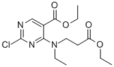 ETHYL 2-CHLORO-4-(N-ETHOXYCABONYLETHYL-N-ETHYLAMINO) PYRIMIDINE-5-CARBOXYLATE CAS#: 55694-32-1