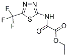 ETHYL 2-OXO-2-([5-(TRIFLUOROMETHYL)-1,3,4-THIADIAZOL-2-YL]AMINO)ACETATE CAS#: 519170-72-0