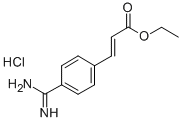 ETHYL (2E)-3-[4-[AMINO(IMINO)METHYL]PHENYL]ACRYLATE HYDROCHLORIDE CAS#: 55197-53-0