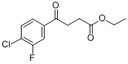 ETHYL 4-(4-CHLORO-3-FLUOROPHENYL)-4-OXOBUTYRATE CAS#: 473693-78-6