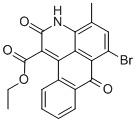 ETHYL 6-BROMO-2,7-DIHYDRO-4-METHYL-2,7-DIOXO-3H-DIBENZO(F,IJ) ISOQUINOLINECARBOXYLATE CAS#: 51418-86-1
