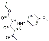 ETHYL N-(2-[2-(4-METHOXYPHENYL)HYDRAZONO]-3-OXOBUTANOYL)CARBAMATE CAS#: 477854-29-8